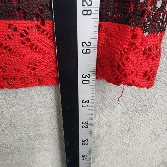 Womens Red Gameday Couture Lace Top Oklahoma State OU Short Sleeves Size XL - Picture 7 of 8